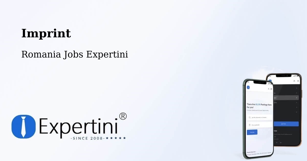 Imprint – Coșna - Romania Jobs Expertini