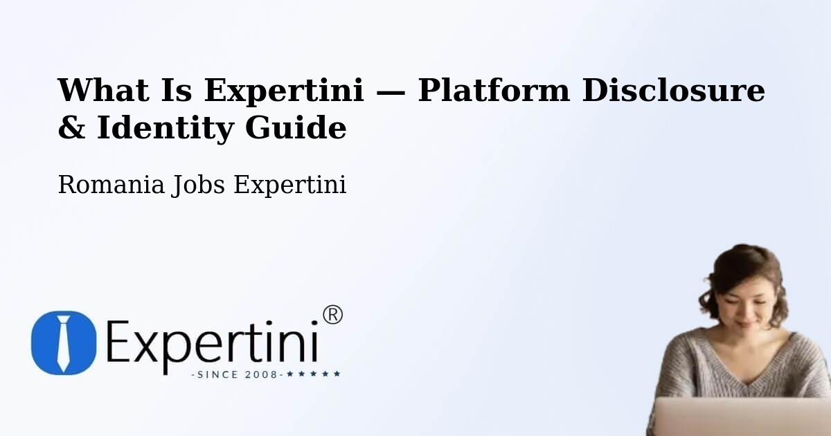 What Is Expertini — Platform Disclosure & Identity Guide – Coșna